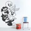 Vinilo infantil baby looney tunes
