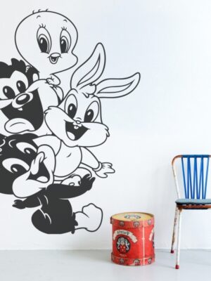 Vinilo infantil baby looney tunes
