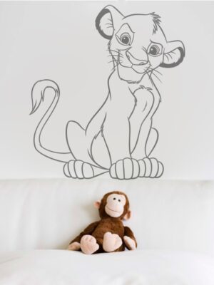 Vinilo infantil Rey León