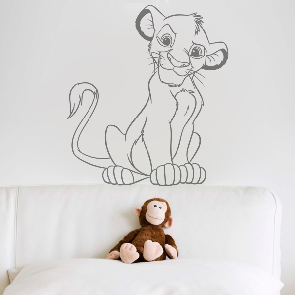 Vinilo infantil Rey León