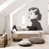 Vinilo decorativo Audrey Hepburn V