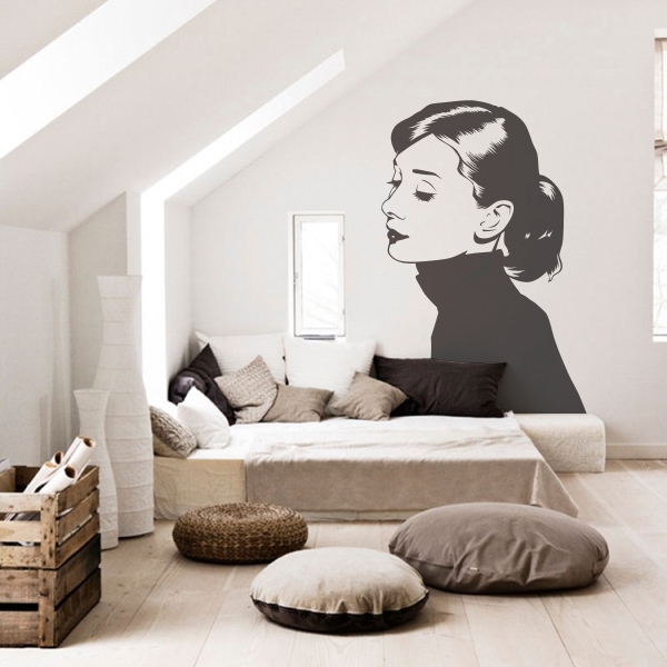 Vinilo decorativo Audrey Hepburn V