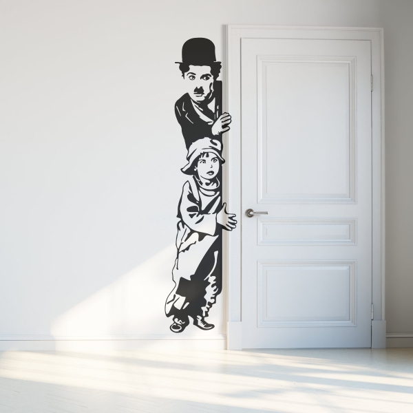 Vinilo decorativo Chaplin "The Kid"