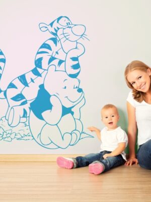 5371.jpg Vinilo decorativo Winnie the pooh IV