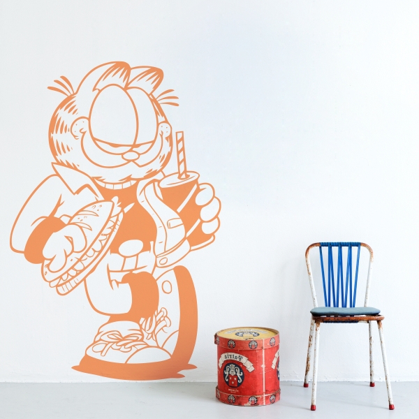 Vinilo infantil Garfield
