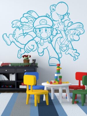 Vinilo infantil Mario Bross II