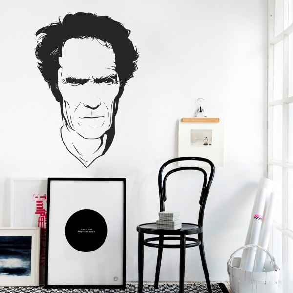 5395.jpg Vinilo decorativo Clint Eastwood II