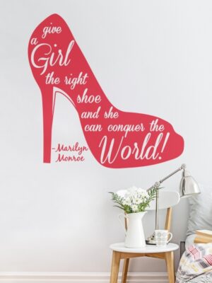 Vinilo decorativo Zapato Marilyn