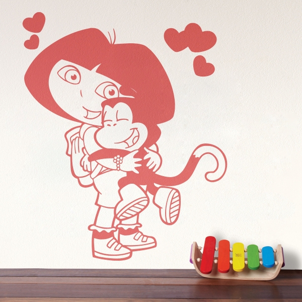 5405.jpg Vinilo infantil Dora la exploradora