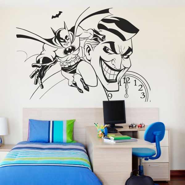Vinilo infantil Batman y Joker