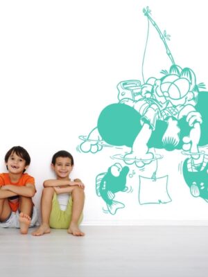 Vinilo infantil Gardfield de pesca
