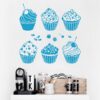 Vinilo decorativo Cupcakes