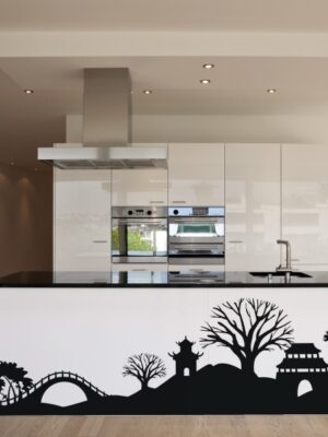 Vinilo decorativo Japan landscape