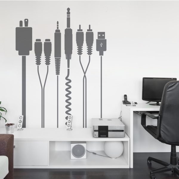 Vinilo decorativo cables II