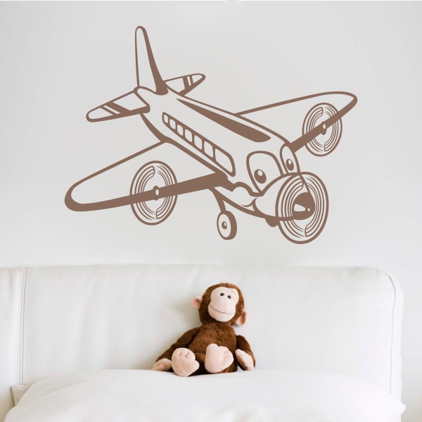 Vinilo infantil avioncito II