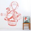 Vinilo infantil Winnie the Pooh en globo
