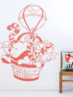 5508.jpg Vinilo infantil Winnie the Pooh en globo
