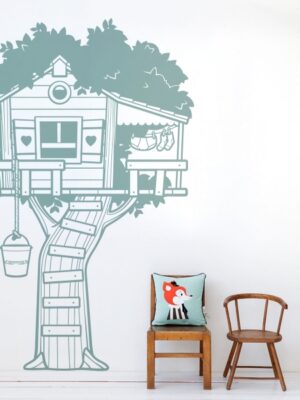 Vinilo infantil Casa del árbol
