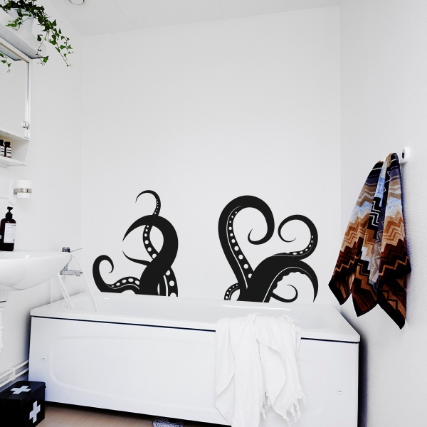 Vinilo decorativo tentáculos