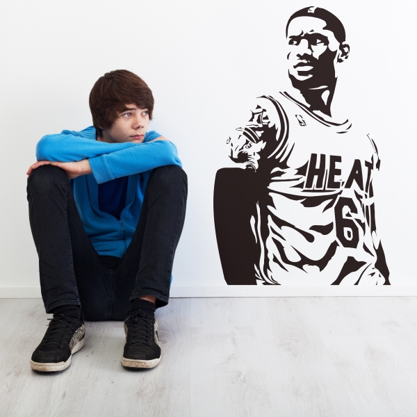 Vinilo decorativo Lebron James