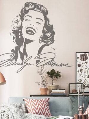 Vinilo decorativo Marilyn Signature