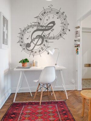 Vinilo decorativo notas musicales IV