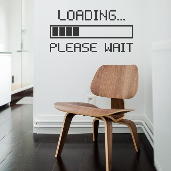 Vinilo decorativo Loading
