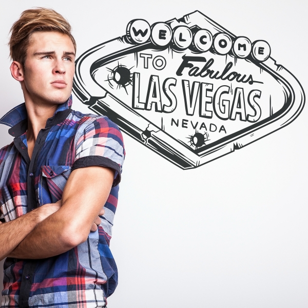 5623.jpg Vinilo decorativo Welcome to fabulous Las Vegas