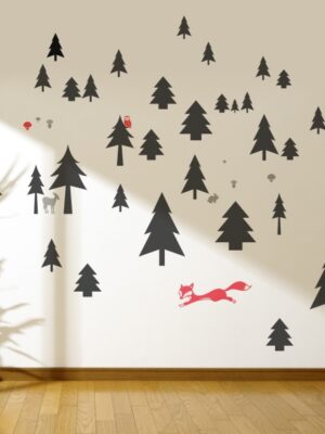 5633.jpg Vinilo infantil bosque