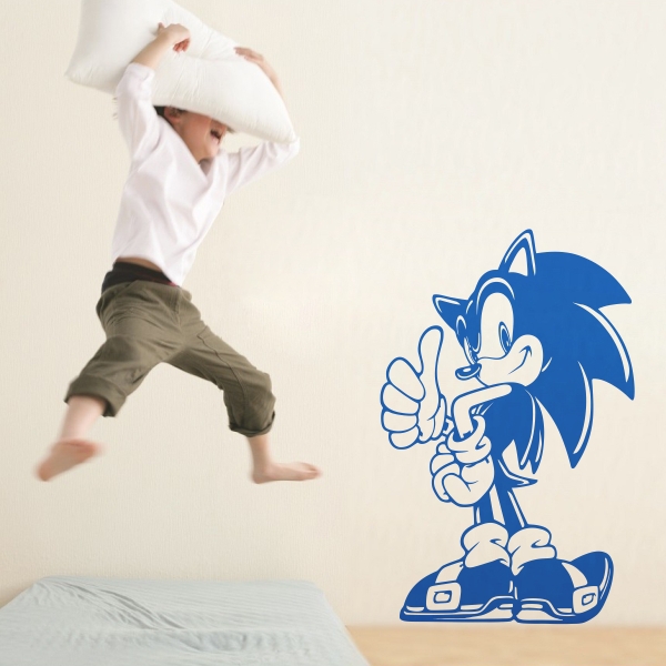Vinilo decorativo Sonic