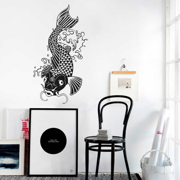 5646.jpg Vinilo decorativo pez Koi