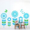 Vinilo infantil flowers
