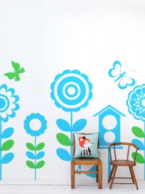 Vinilo infantil flowers