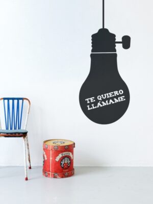 5728.jpg Vinilo pizarra bombilla