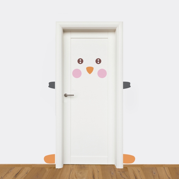 Pingüino para puerta