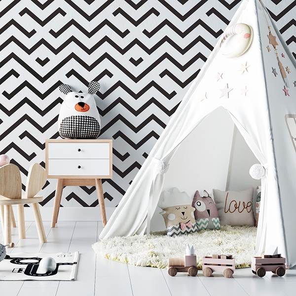 Papel pintado geometric lines