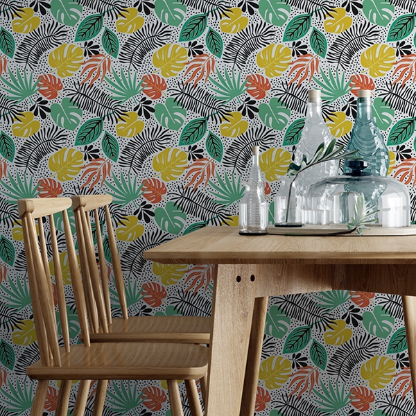 6469.jpg Papel pintado color leaves