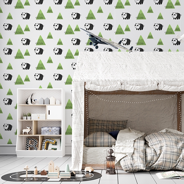 Papel pintado panda bear