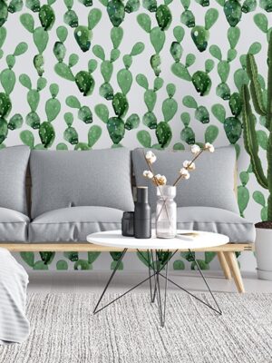 Papel pintado cactus