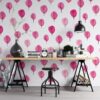 6484.jpg Papel pintado pink leaves