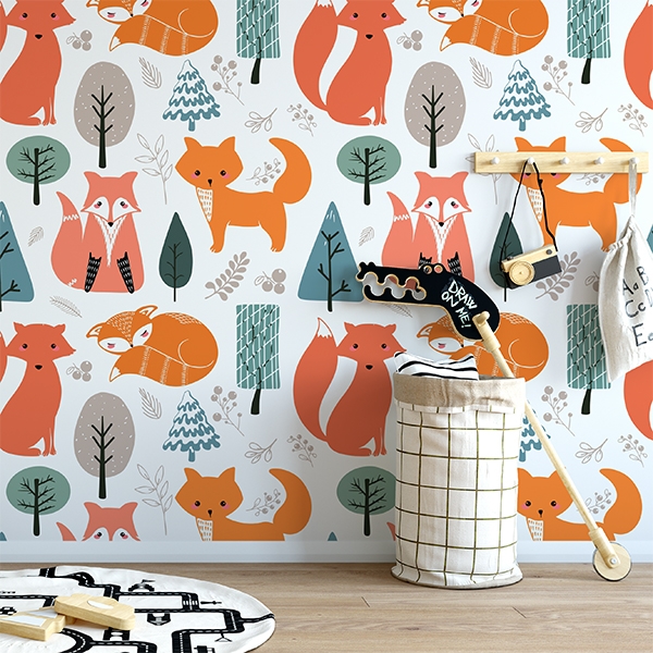 Papel pintado wild forest