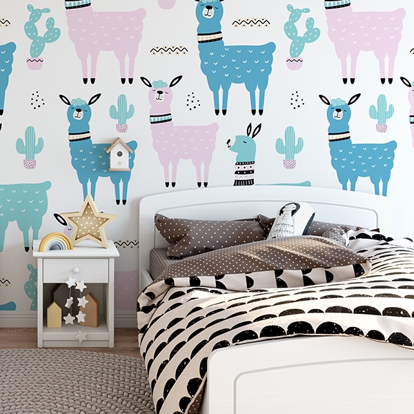 Papel pintado llamas