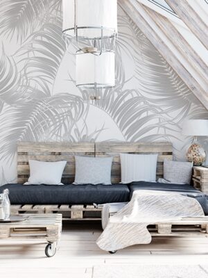 6522.jpg Papel pintado grey palm