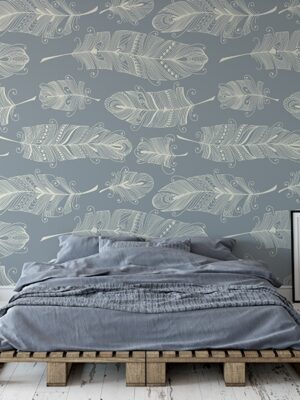 Papel pintado luxury feather