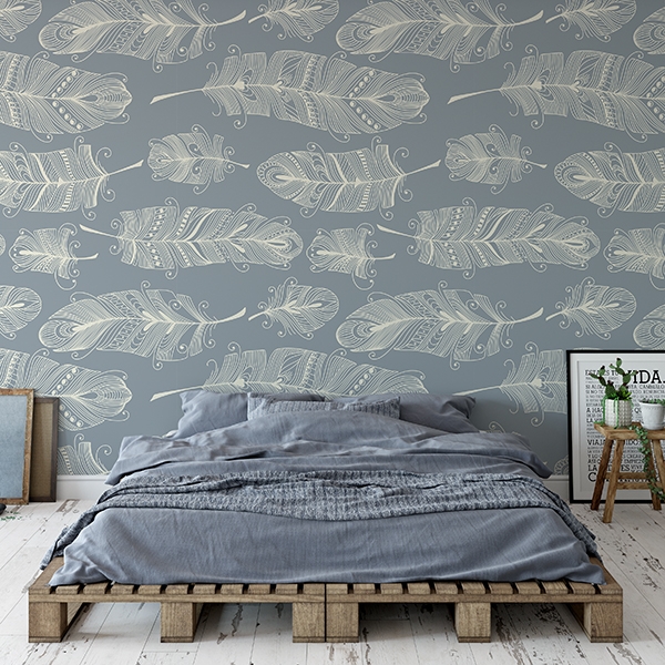 6527.jpg Papel pintado luxury feather