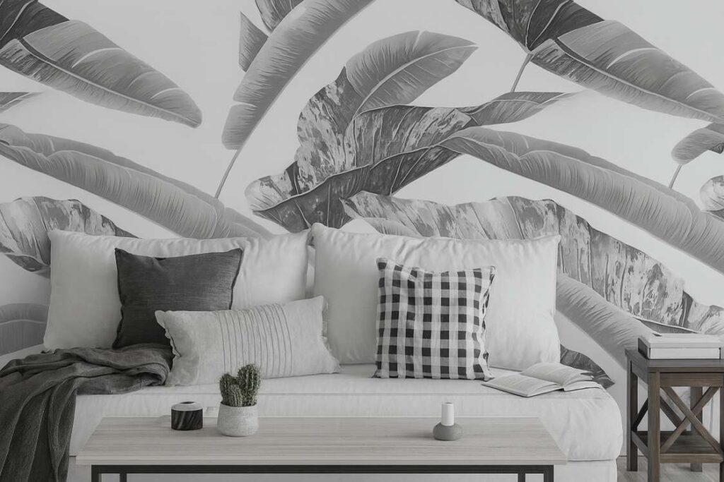 Papel pintado adhesivo, fácil de colocar y sin dejar residuos. Diseño moderno, impacto inmediato.