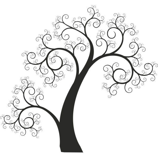 3786.png Vinilo decorativo arbol entrelazado sin hojas