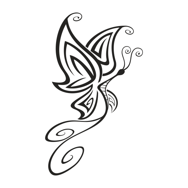 3882.png Vinilo infantil mariposa