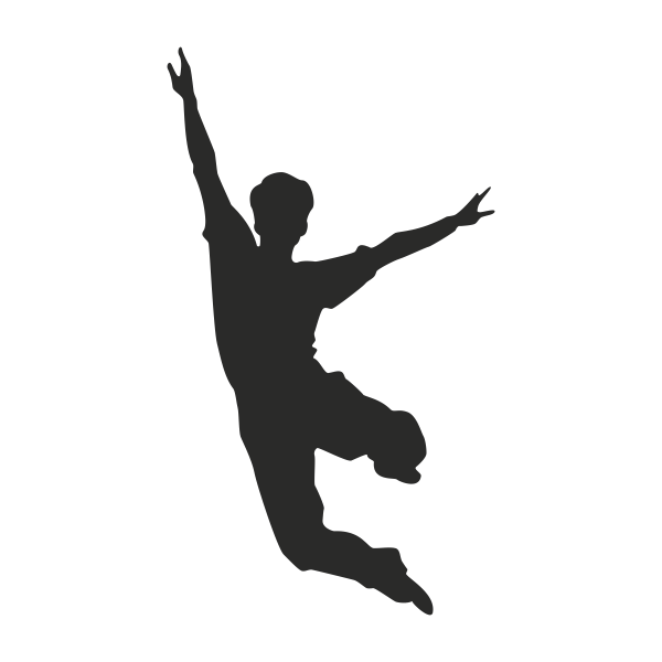 3892.png Vinilo decorativo chico bailando