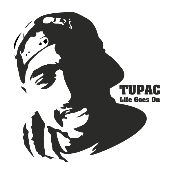 Vinilo decorativo Tupac